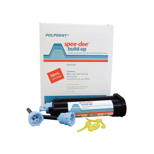 Pulpdent SBU50 Spee-Dee Automix Core Build-Up Material 50 mL Complete Package Pulpdent SBU50 Spee-Dee Automix Core Build-Up Material 50 mL Complete Package